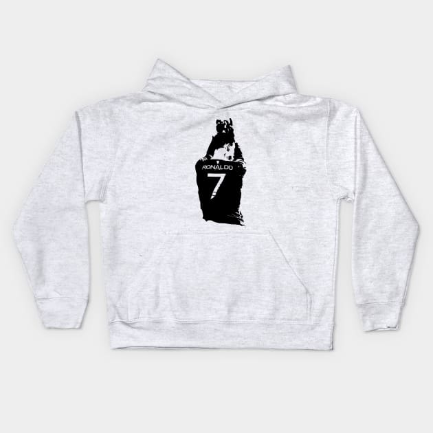 Cristiano Ronaldo Kids Hoodie by Chaska Store